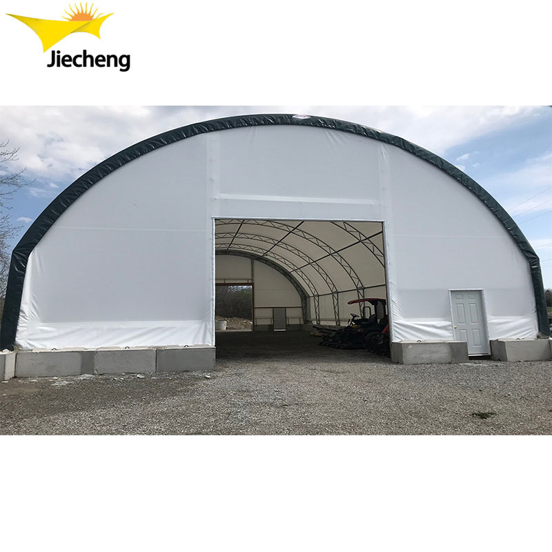 Large PVC dome industrial shipping dome container shelter shed for equipment storage canopy tent