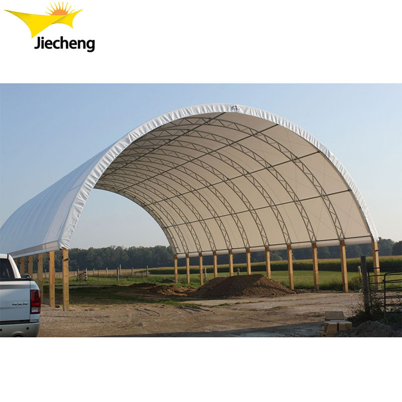 Large PVC dome industrial shipping dome container shelter shed for equipment storage canopy tent