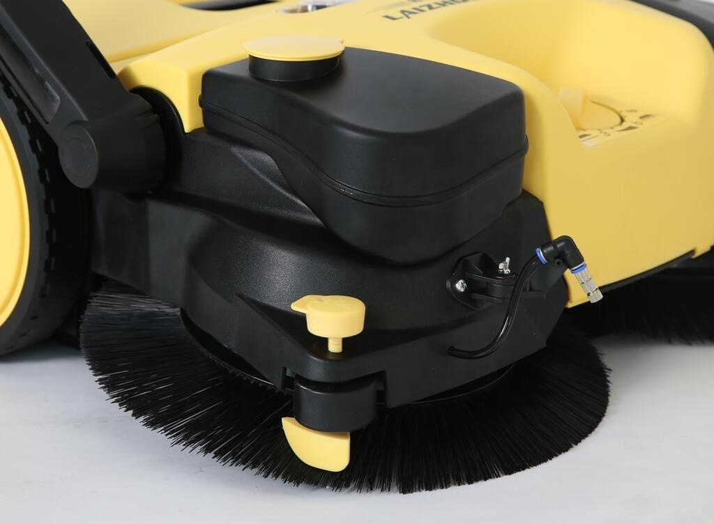 Sell Well Electric Battery hand pushed Floor Sweeper two Wheels Steering Road Sweeper