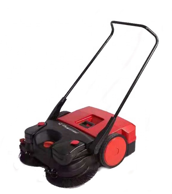 Sell Well Electric Battery hand pushed Floor Sweeper two Wheels Steering Road Sweeper