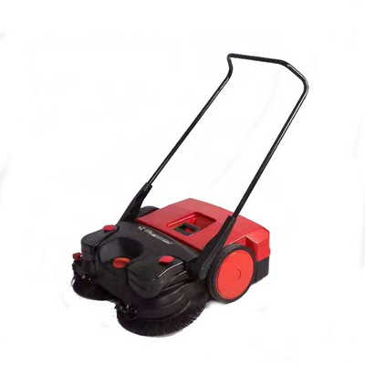 factory sale walk behind hand push road cleaning sweeper battery sweeper