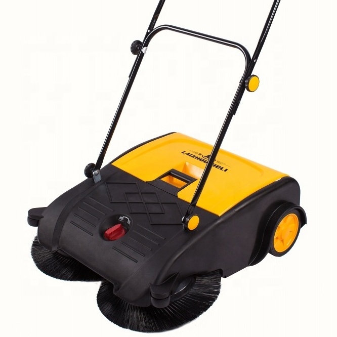 household  airport ranway  road industrial  magnetic walk behind manual push sweeper.