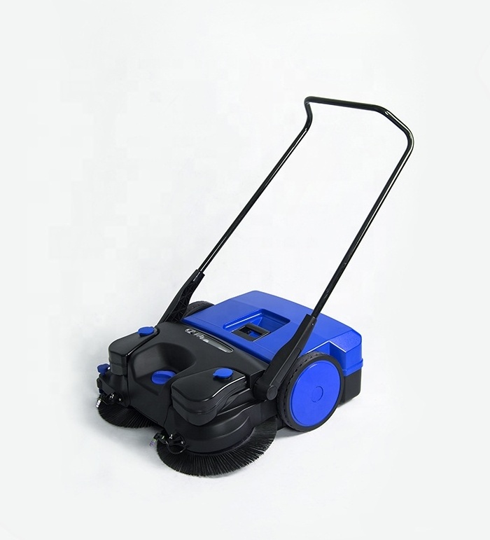 factory sale walk behind hand push road cleaning sweeper battery sweeper