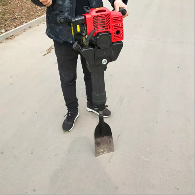 Handheld Gasoline Tree Digger Tree Planting Digging Machine For Farm