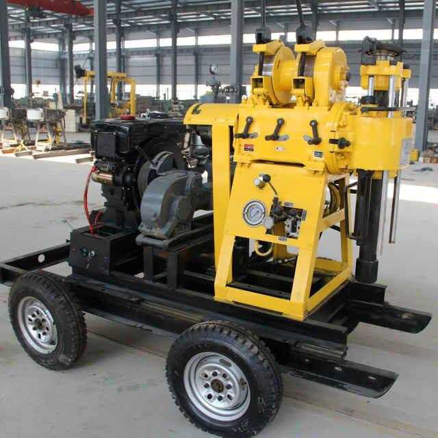 Mining Well 200 M Borehole Water Well Drill Rig Land Rig