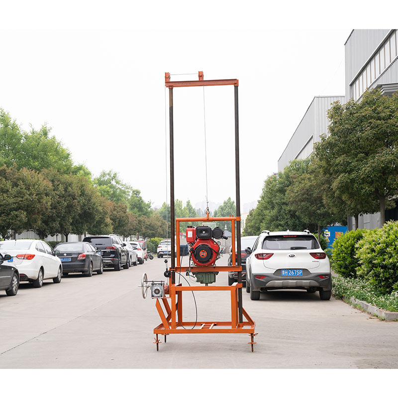 Hot Sale Water Drilling Rig Machine Portable Well Drilling Machines Used Wheels Mounted Digger Rotary Deep Rig For Water Well