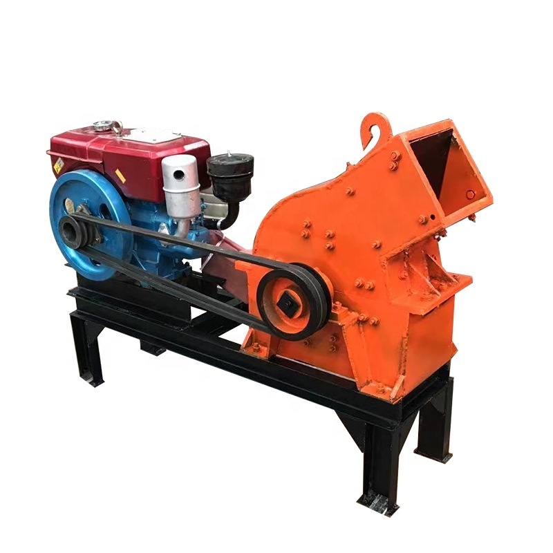 High Quality Portable Glass Stone Hammer Crusher Recycling Machine Small Crushing Glass Bottle To Sand Hammer Glass Crusher