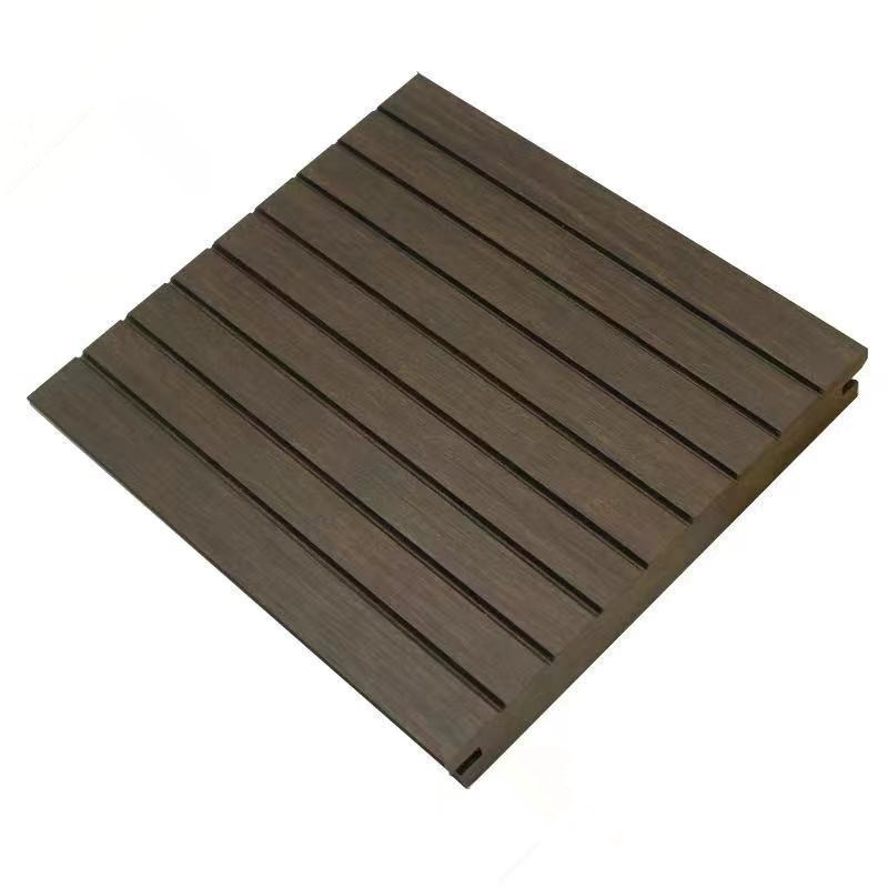 Strand Woven Carbonized Solid Bamboo Decking Flooring