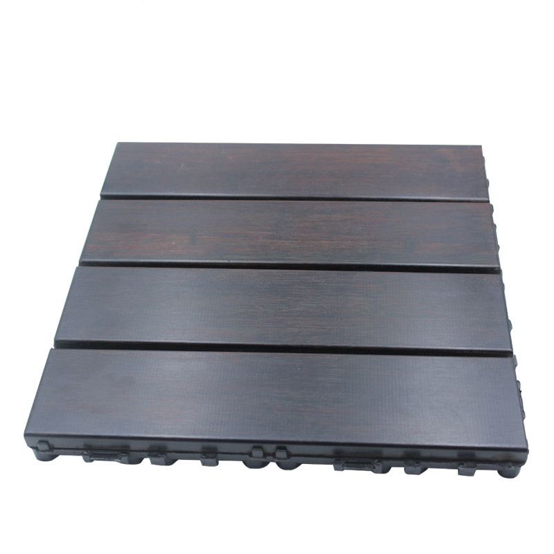 Wholesale Garden Tiles Outdoor Grooved Terrace Bamboo Decking Floor