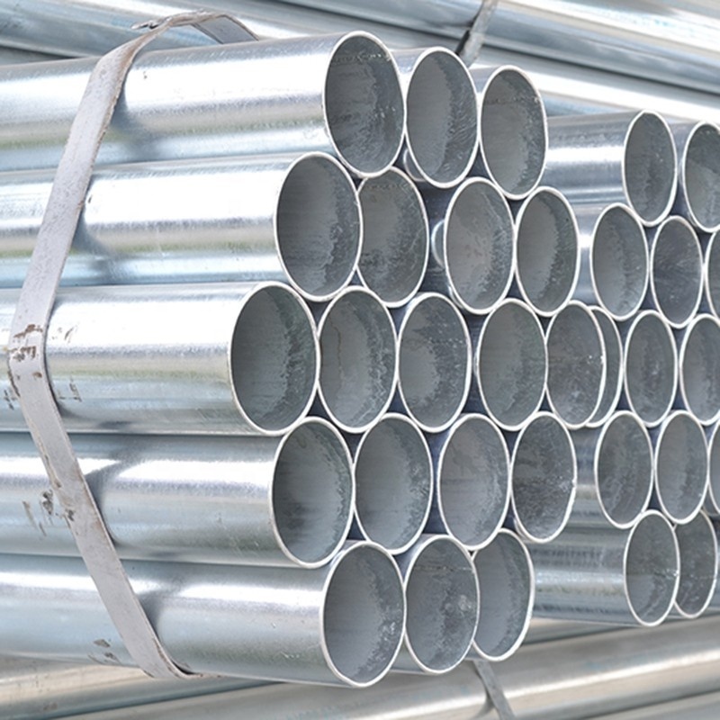 10 inch  connector cold expanded seamless galvanized steel tubes round pipe for street