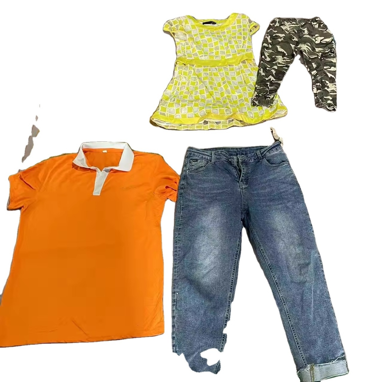 Summer Mixed Used Clothing Wholesale Bundle in Bales Second-Hand Summer Clothes for Sale