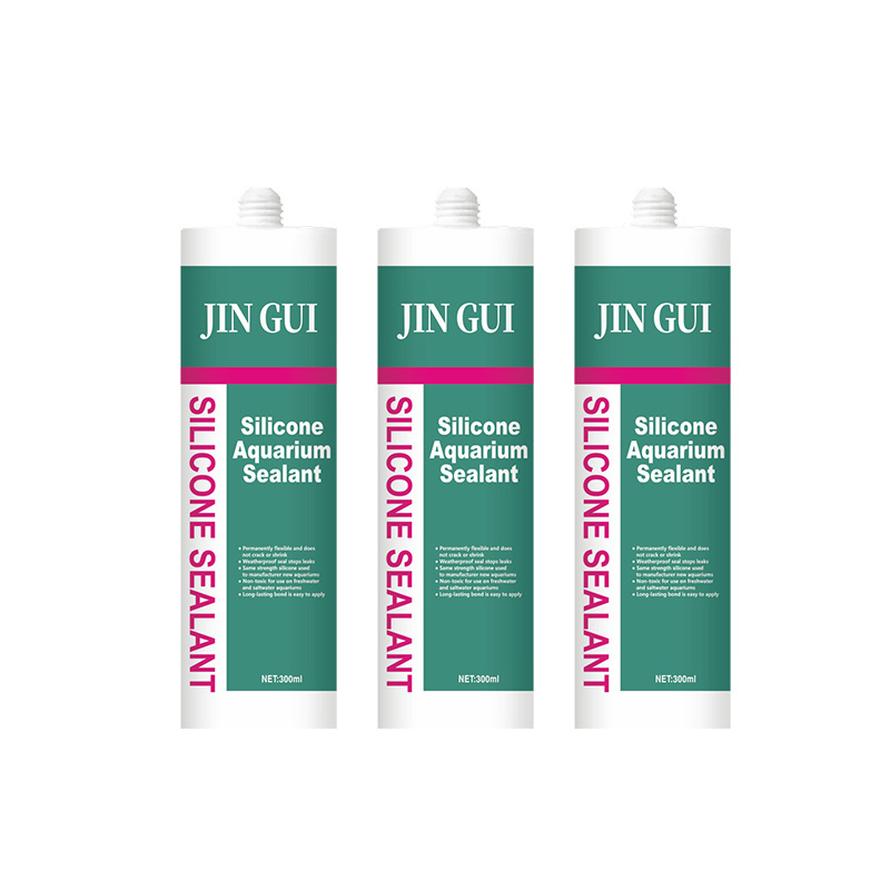 JINGUI High Grade Ms Polymer Gris Water Tank Aquarium Silicone Gum Rubber Sealant