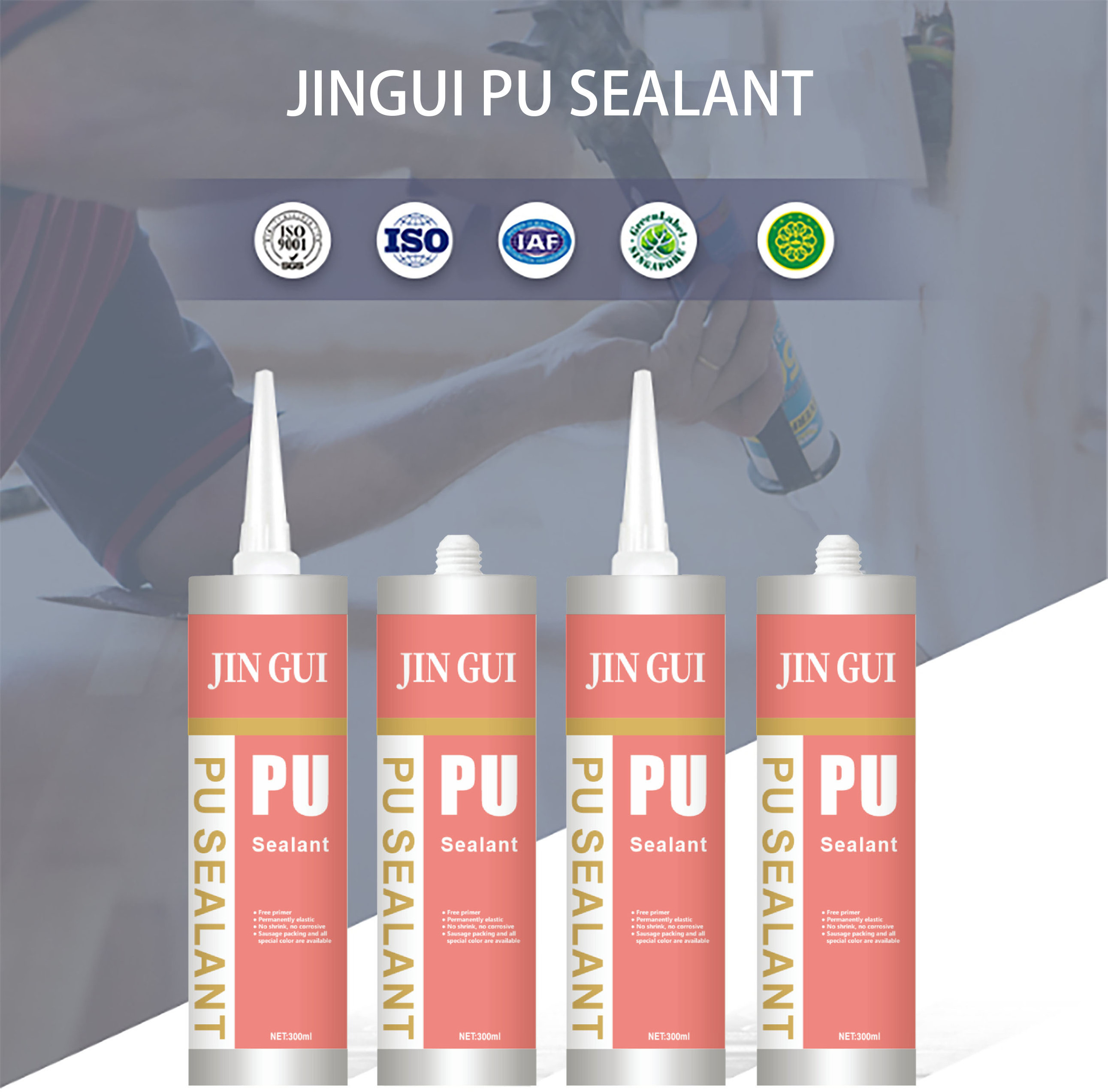 JINGUI Auto Glass Repair Joint Sealant Windshield Replacement Pu  Adhesive Sealant