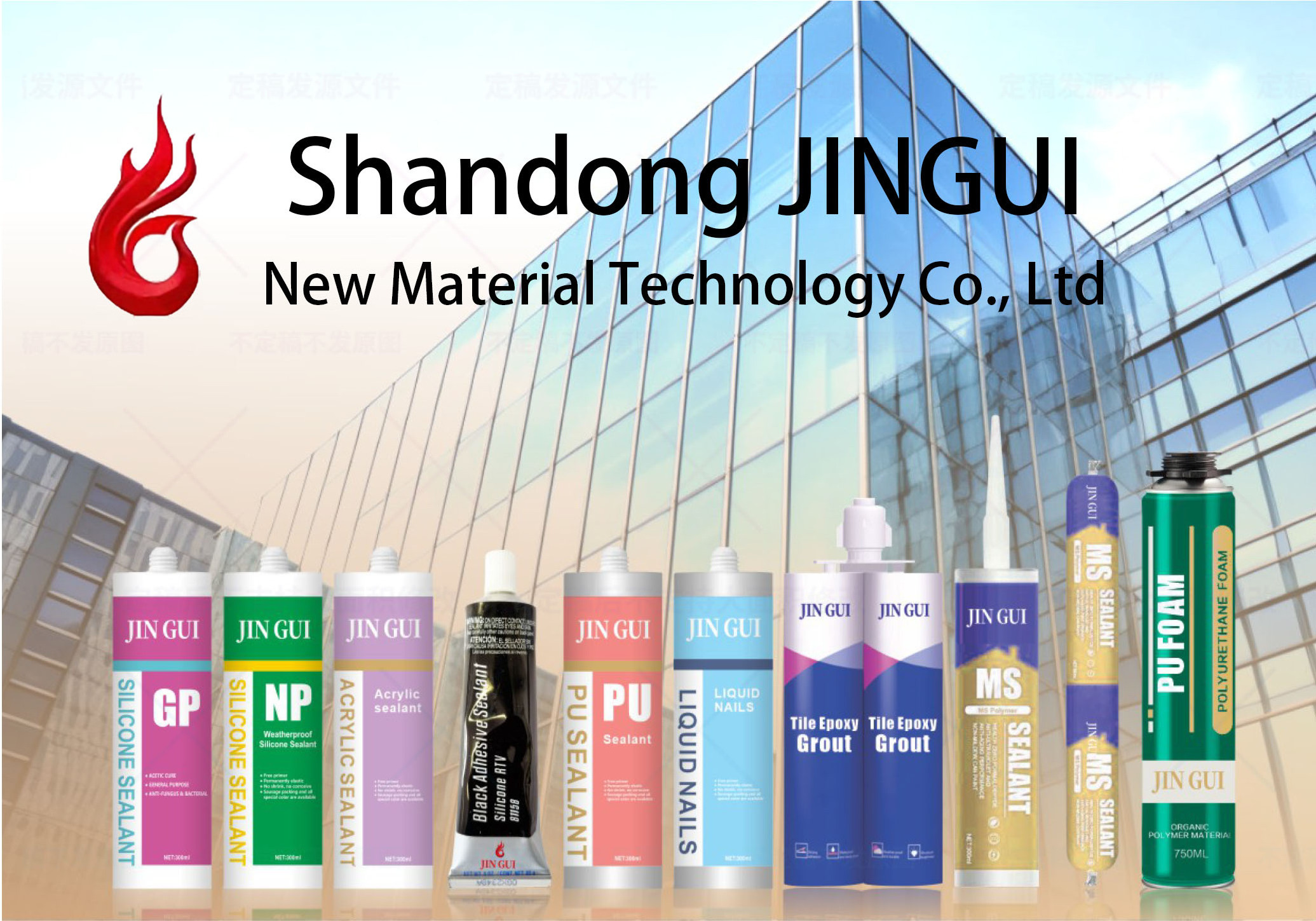 JINGUI Caulking Compound Liquid Nail Latex  Structural Marble Caulk Acrylic Sealant