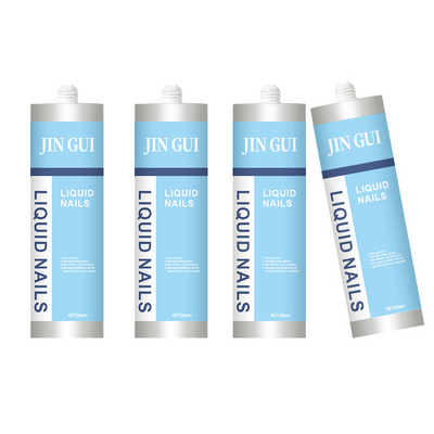 JINGUI Home Decoration Free Glue Strong Gum Edge Bonding Liquid Nail Sealant Silicone