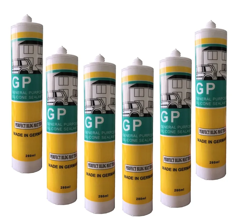 Customized 280ml 300ml 310ml Cartridge A Grade Quality GP Acetic Silicon Sealant