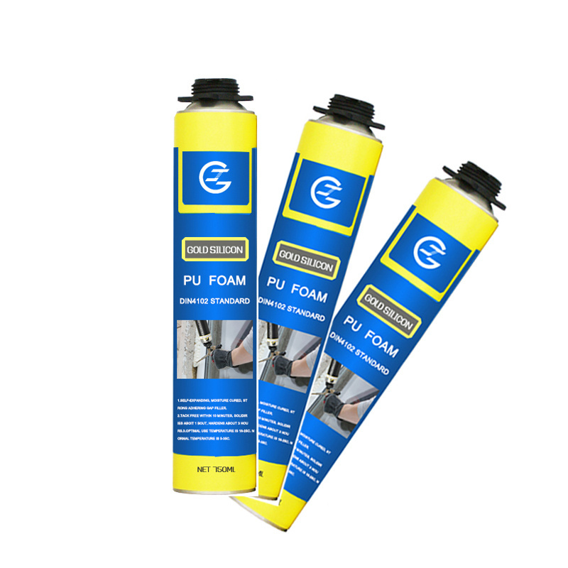 Factory Direct sale of 750ml foam adhesive polyurethane for filling crack PU FOAM glue