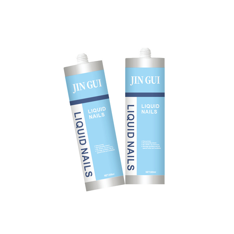 JINGUI High Performance Cement No Glue Floor Tiles Liquid Nail Sealant Silicone For Pvc