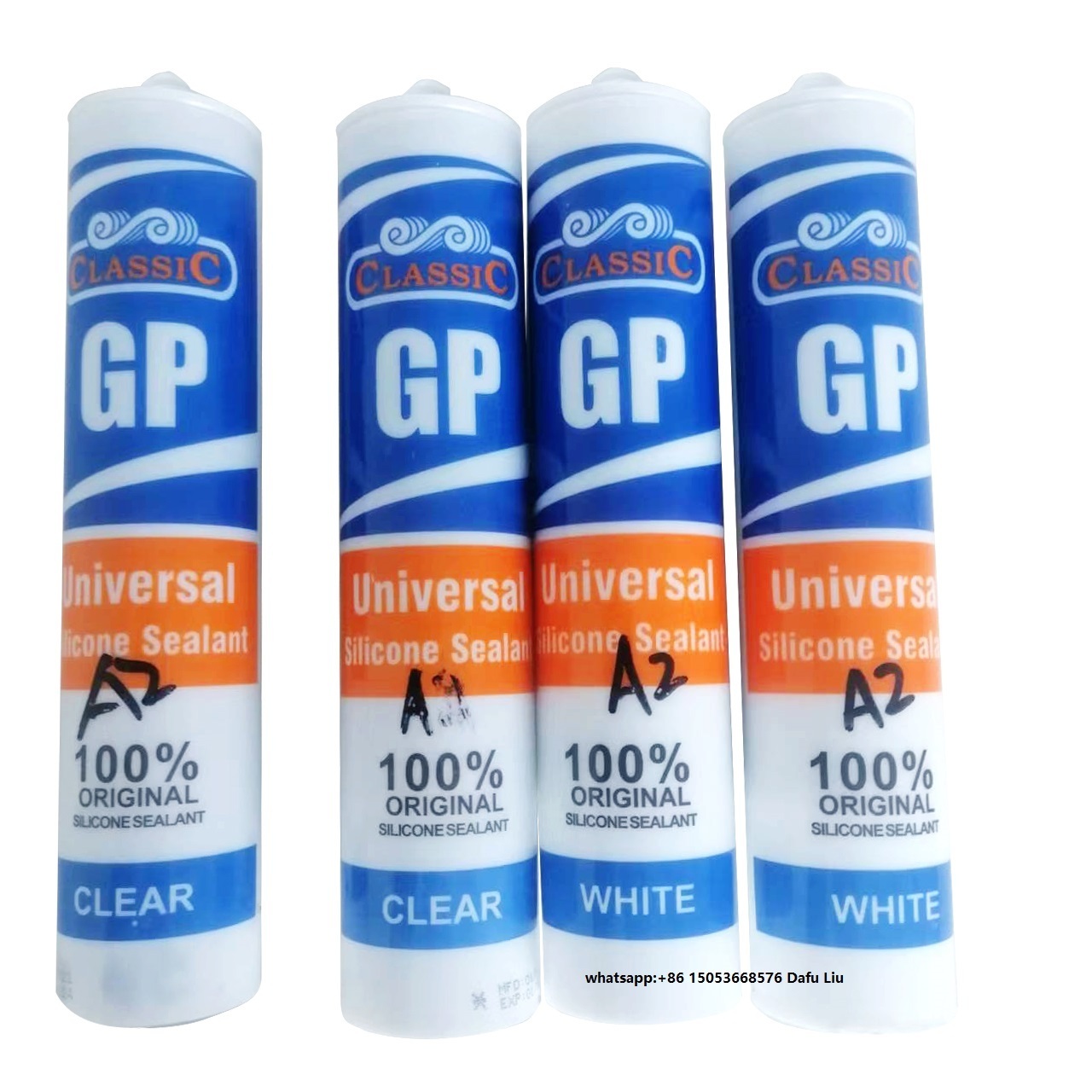 clear color waterproof water tank silicon sealant gp clear rtv 100% silicone sealant