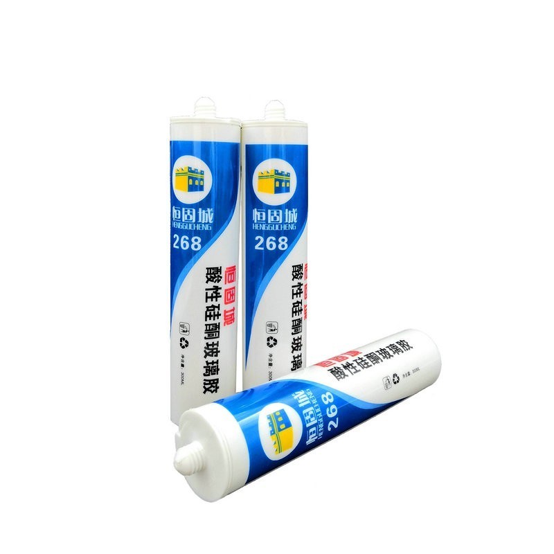 100% silicone sealant adhesive factory OEM gp rtv ACETIC silicon sealant for building adhesive