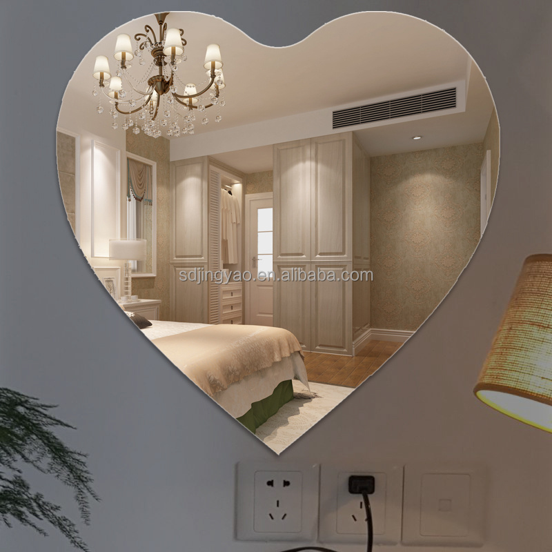 Creative design heart-shaped photography bathroom mirror wall dressing mirror washstand washbasin hanging mirror