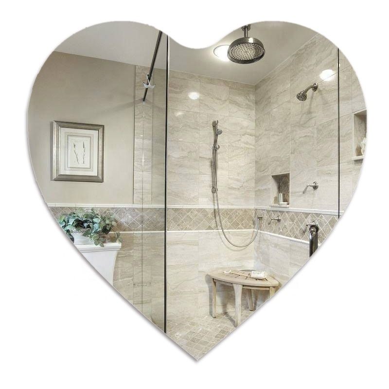 Creative design heart-shaped photography bathroom mirror wall dressing mirror washstand washbasin hanging mirror