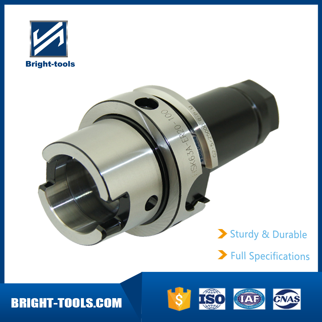 Bright-tools High Precision HSK Adapter ER Collet Chuck For HSK50A HSK63A Spindle tool holder