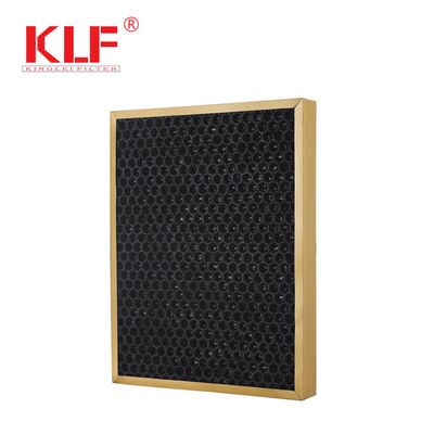 Panel Filter Air purifier smoke odor removal charcoal activated carbon filter