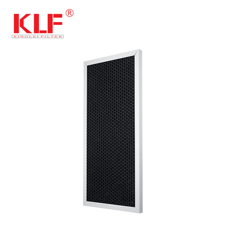 Panel Filter Air purifier smoke odor removal charcoal activated carbon filter