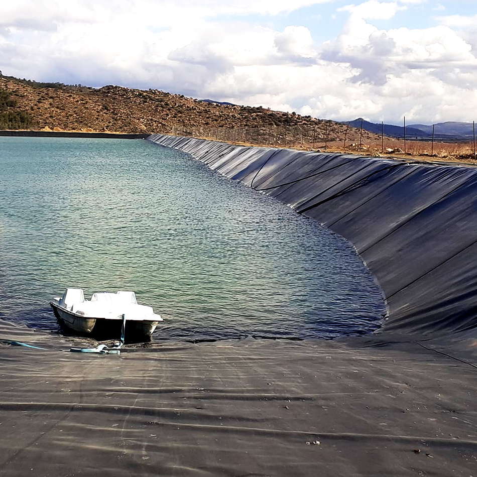 Blue color agriculture geomembrane hdpe sheets for preformed fish pond liners in kenya