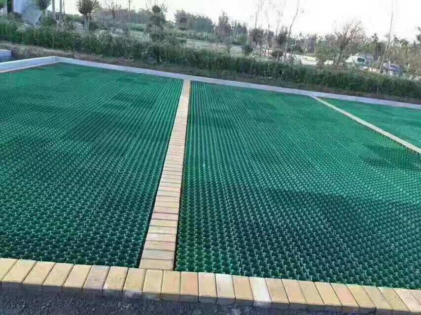 Gravel grid pavers plastic permeable car grass grid