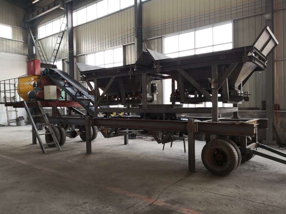 Factory price YHZS25 25m3/h mobile mini concrete batching plant for sale