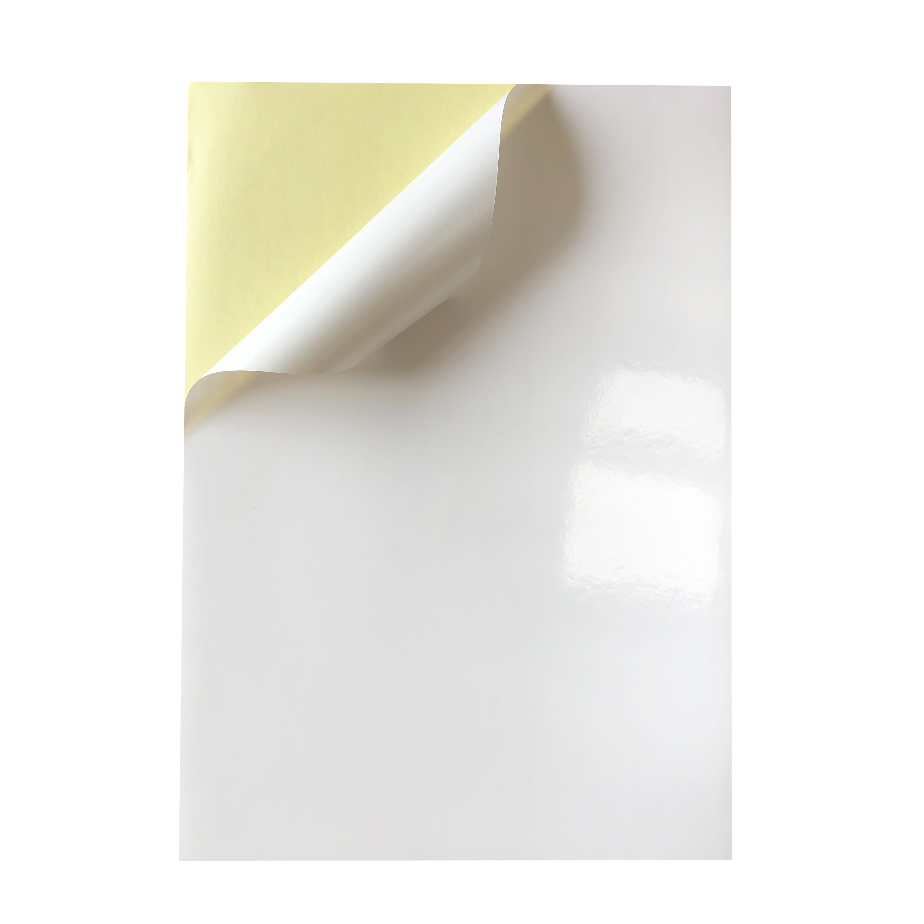 China Manufacturer Mirror Paper Self Adhesive 78g Cast Coated Paper For Sticker Label Papers