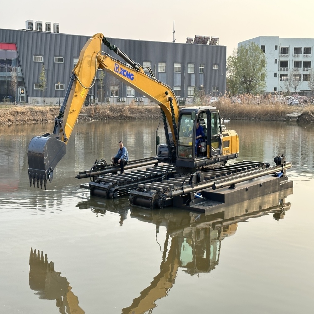 BINZHOU JINYI COMPANY amphibious excavator price amphibious excavator pontoon with chain