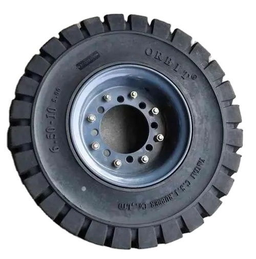 Factory direct sales forklift solid tires 5.00-8 For Sale Manufacturer of high specification load-bearing strength forklift tire