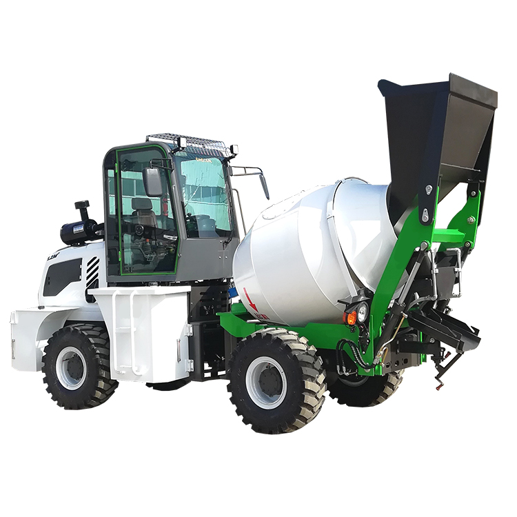 New type mobile self-feeding concrete mixer 3 cubic meters concrete mixer truck