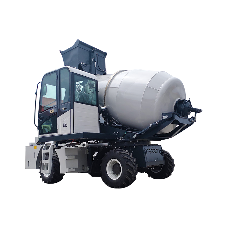 New type mobile self-feeding concrete mixer 3 cubic meters concrete mixer truck