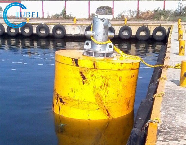 Yellow color plastic/ steel/ PE Mooring Buoy  for ships