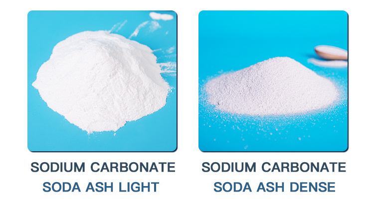 Soda Ash Manufacturers Bulk Prices Per Ton na2co3 99.2% Ash Soda Sodium Carbonate Soda Ash Light for Detergent