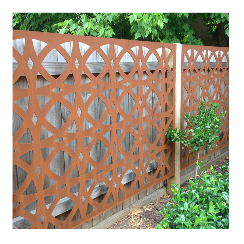 Indoor Decorative Metal Room Divider Home Outdoor Enjoy Life Garden Laser Cut metal Screen Panels