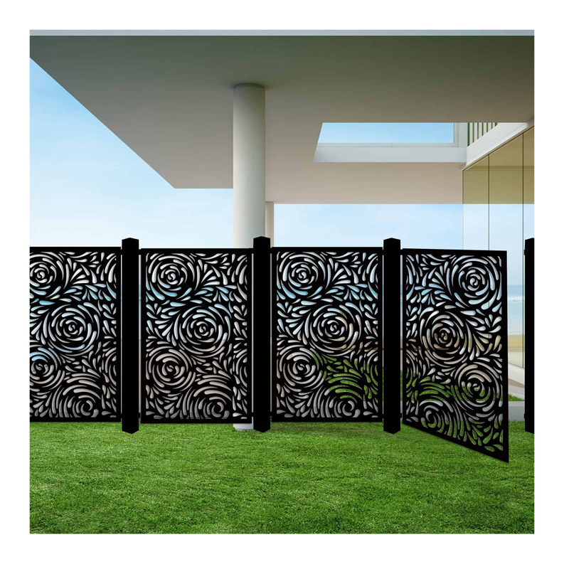 Indoor Decorative Metal Room Divider Home Outdoor Enjoy Life Garden Laser Cut metal Screen Panels