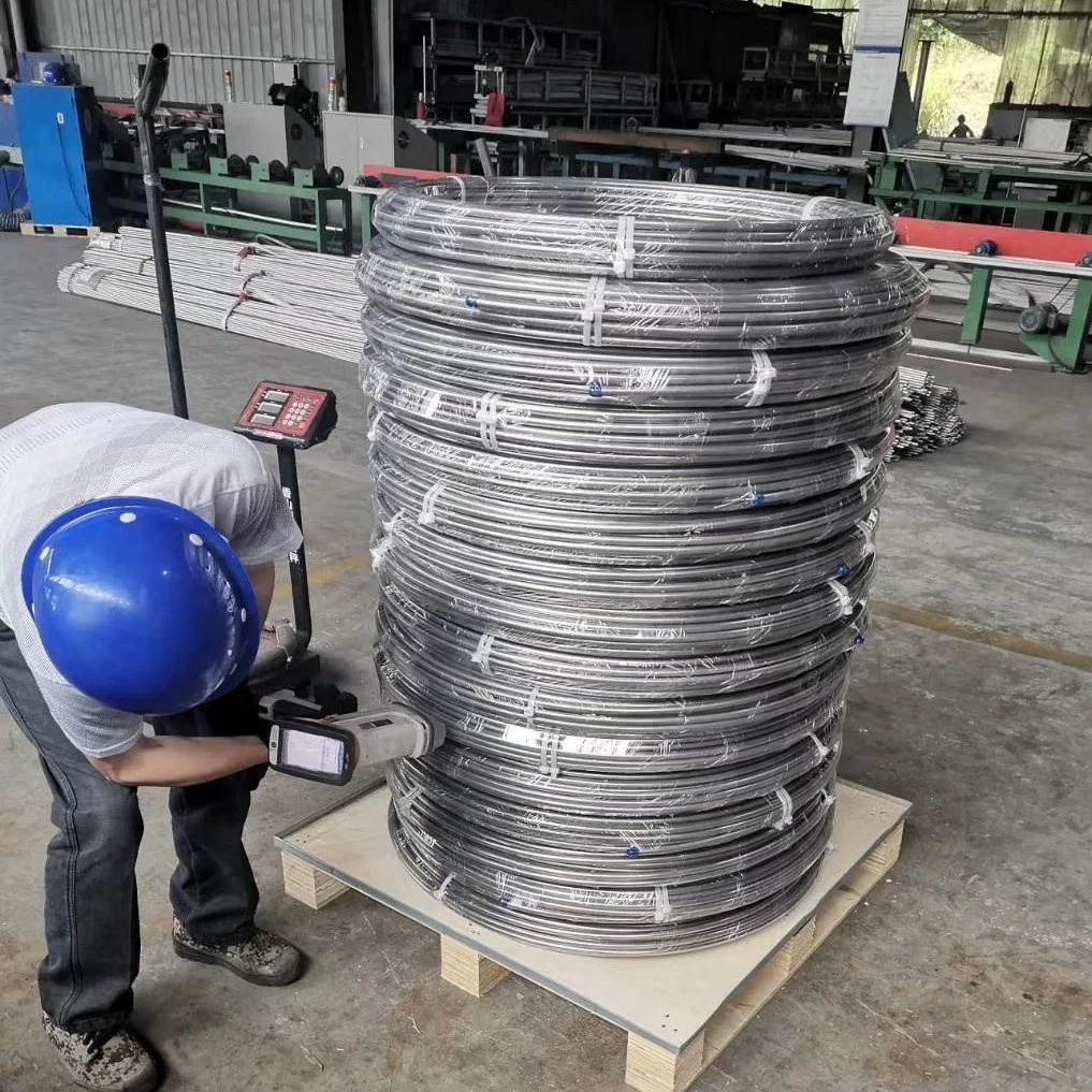 Stainless Steel Seamless Coil Tube Coiled Stainless Steel Tubing Stainless Steel Tube Coil