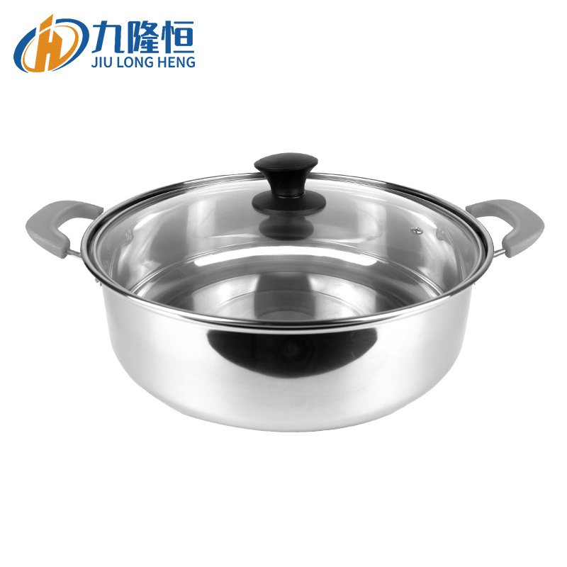 Hot Sell Double Layer 30cm 32cm Travel Electric Stove Using Large Size Round Hot Pot