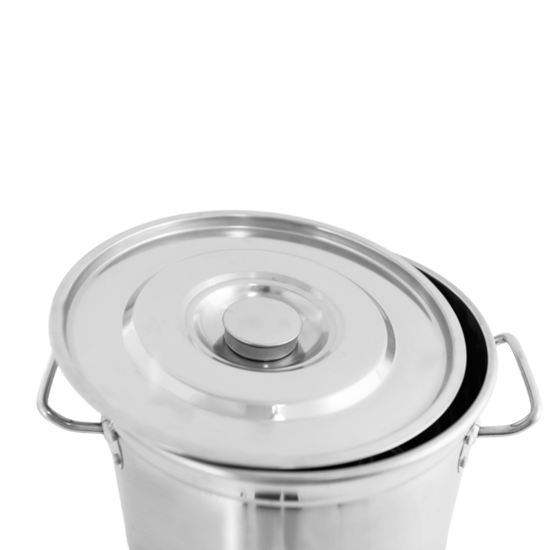 Factory Stainless Steel 20/25/30/35/40/50/60/70/80cm Big Stock Pot Commercial Kitchen Cooking Cookware 304 Stock Pots