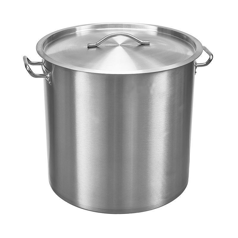 Wholesale Large Stock Cookware Commercial Cooking Pot Stainless Steel  Soup Pot