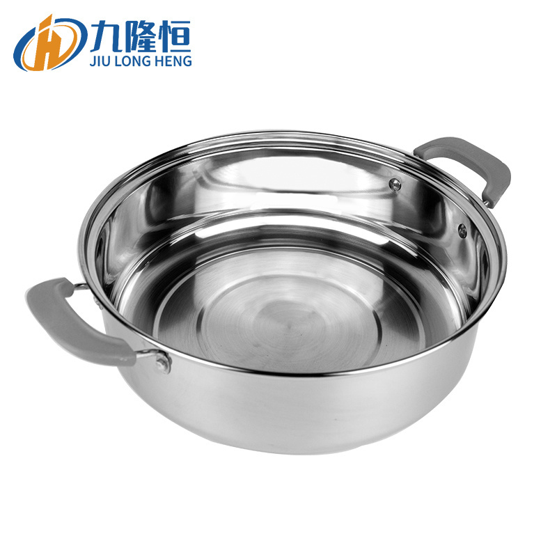 Hot Sell Double Layer 30cm 32cm Travel Electric Stove Using Large Size Round Hot Pot