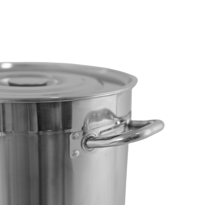 Factory Stainless Steel 20/25/30/35/40/50/60/70/80cm Big Stock Pot Commercial Kitchen Cooking Cookware 304 Stock Pots