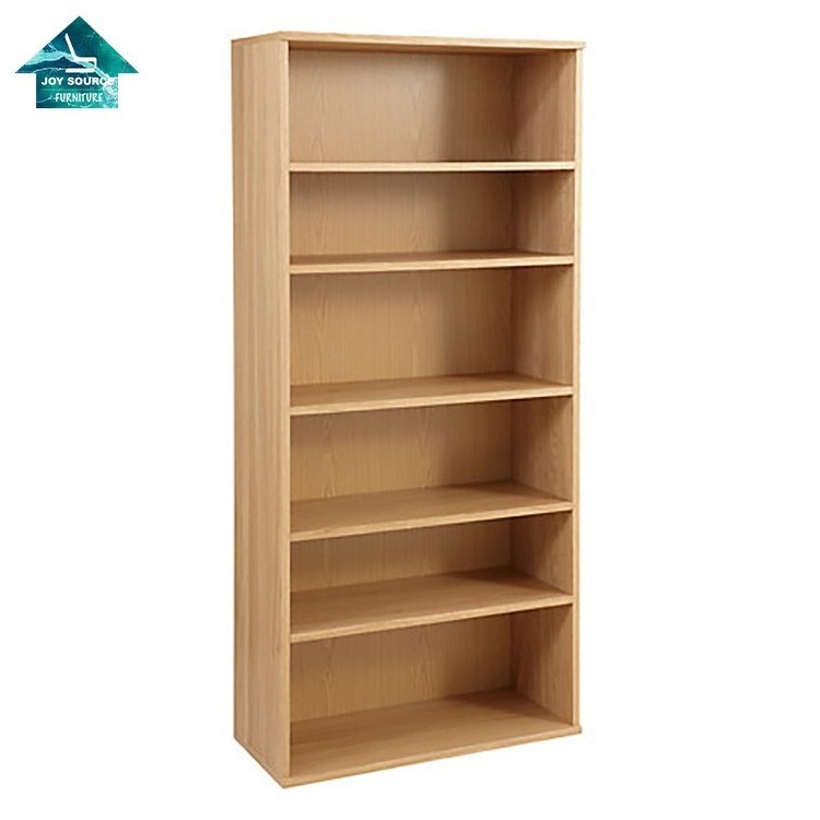 modern design high wooden corner bookcase stand floor 4 book shelves for office library study room