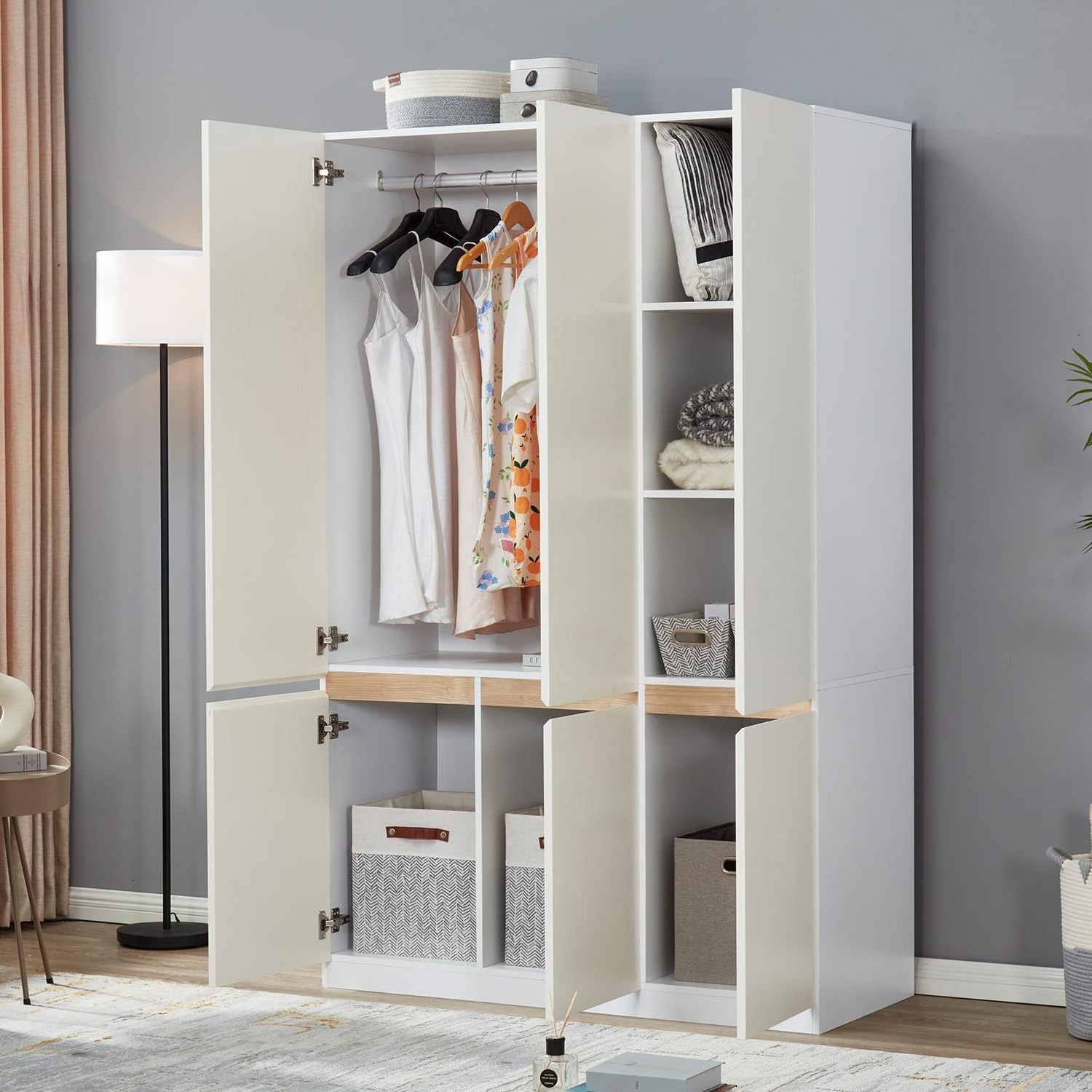 built in closet systems modern closet shelf  armoire cabinet pine wardrobe double wardrobe with drawers