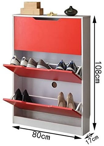 New Arrival 3-Tier Wood Shoe Rack Modern High Gloss White 50 Pair Shoe Rack Shelf Storage Closet Organizer Cabinet